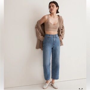 Madewell The Perfect Vintage Wide-Leg Cropped Jeans 6P